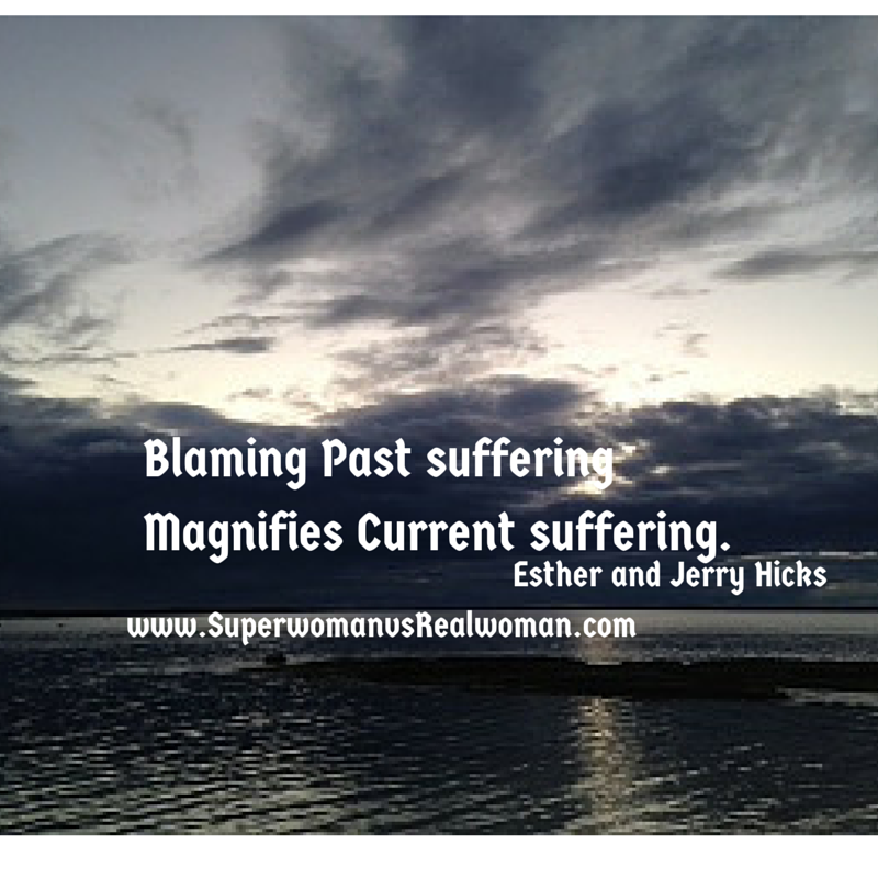 Blaming past suffering